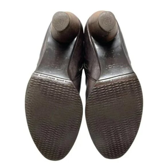 Gabor Davos Gomma Brown Leather Knee High Buckle Boots #290481 - Size 7.5 - Picture 8 of 8